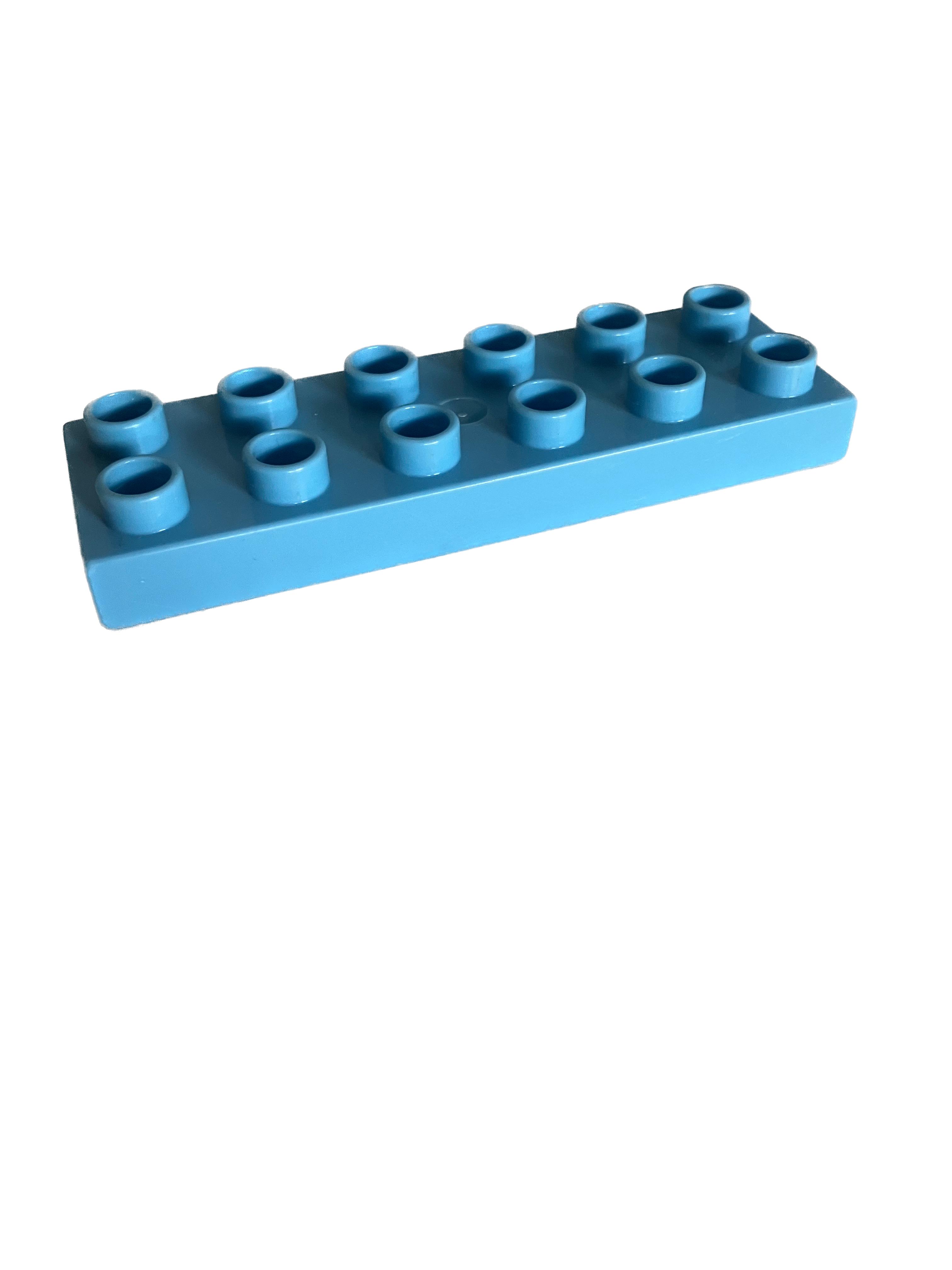 Lego Duplo kostka sv. modrá 6x2 úzká